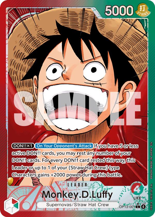 Monkey.D.Luffy (001) (Alternate Art) [OP13 - OP13-001]