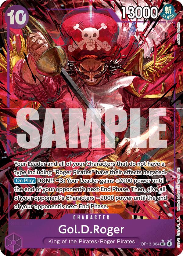 Gol.D.Roger (064) (Alternate Art) [OP13 - OP13-064]