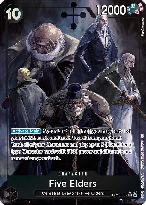 Five Elders (Alternate Art) [OP13 - OP13-082]
