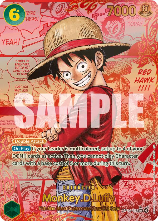 Monkey.D.Luffy (118) (Red Super Alternate Art) [OP13 - OP13-118]