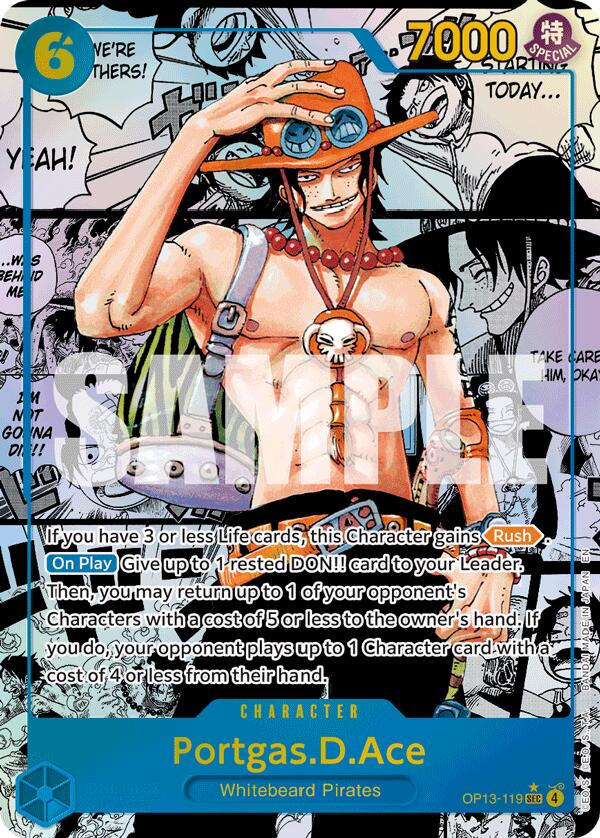 Portgas.D.Ace (119) (Super Alternate Art) [OP13 - OP13-119]