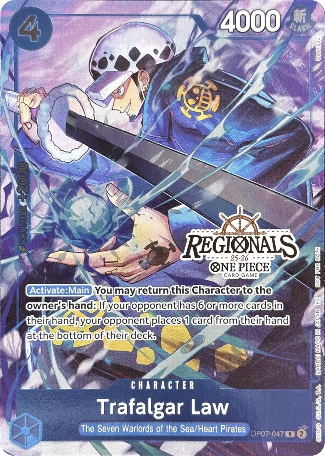 Trafalgar Law (CS 25-26 Regionals Textured Chase Promo) [OP-PR - OP07-047]