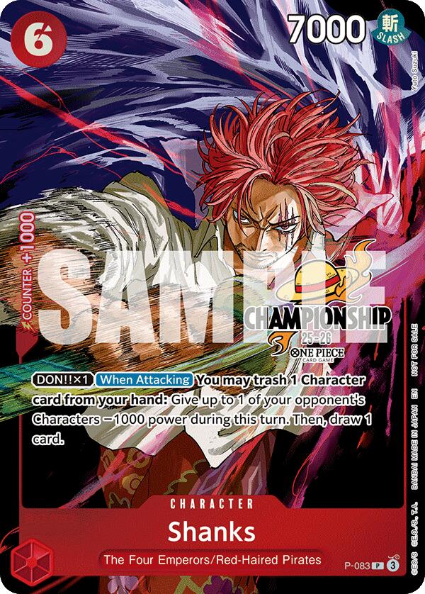 Shanks (CS 25-26 Event Pack Finalist Ver.) [OP-PR - P-083]