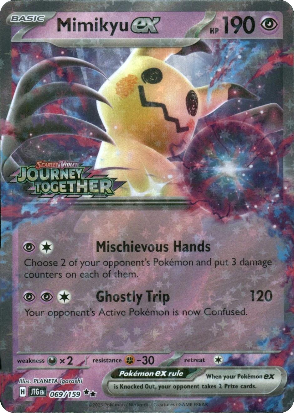 Mimikyu ex (Journey Together Stamped) [MCAP - 069/159]