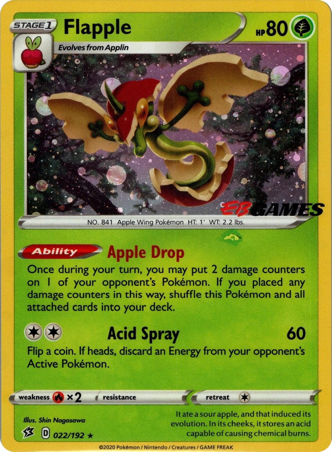 Flapple - 022/192 (EB Games Exclusive APAC) [MCAP - 022/192]