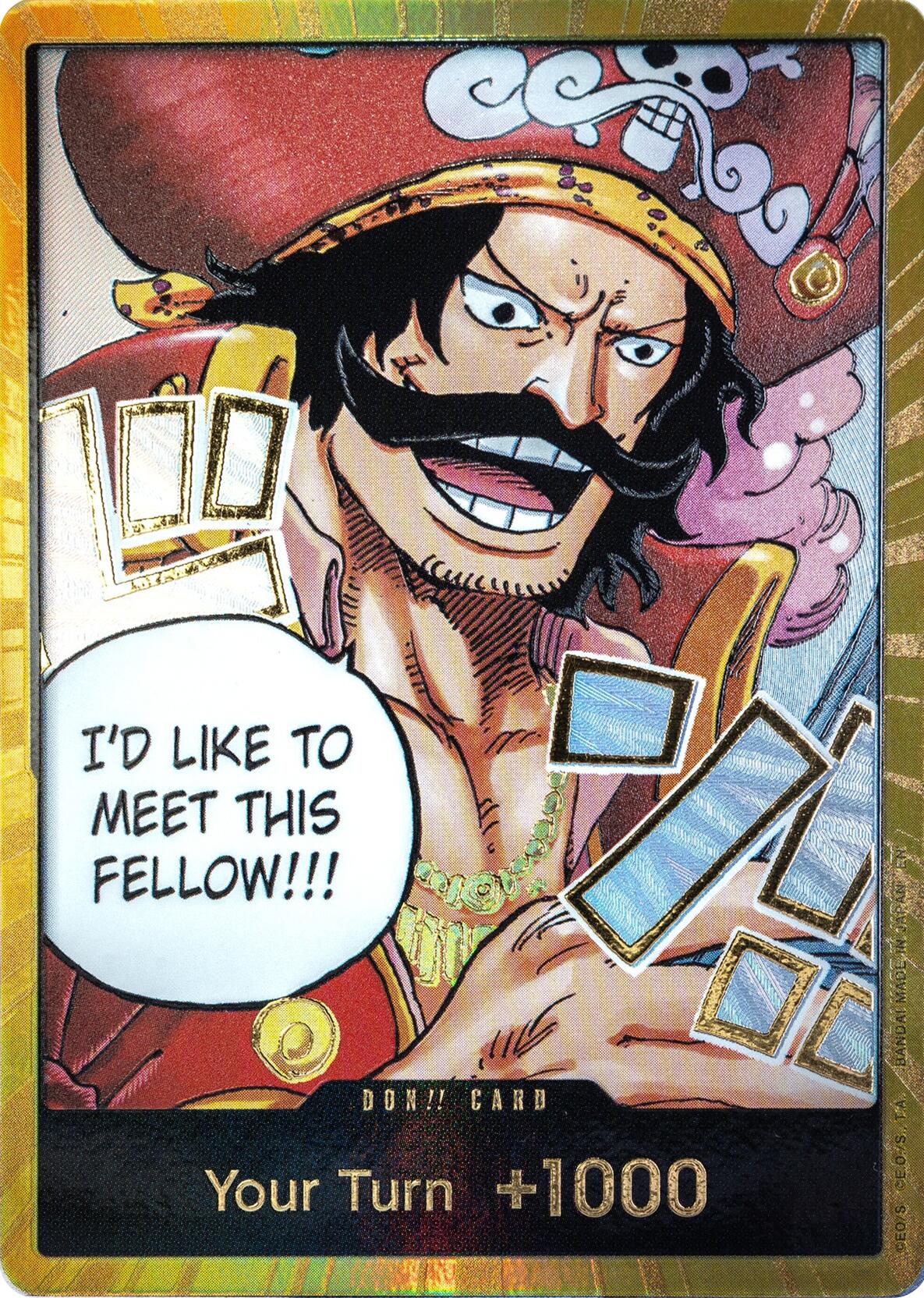 DON!! Card (Gol.D.Roger) (Gold) [OP13]