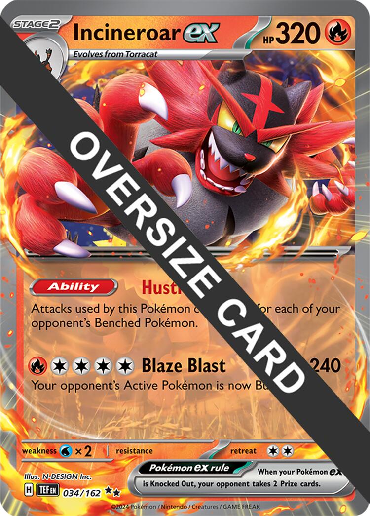 Incineroar ex - 034/162 [PR - 034/162]