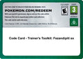 Code Card - Trainer's Toolkit: Fezandipiti ex [MCAP]