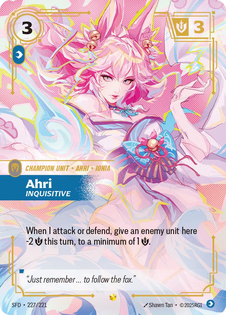 Ahri - Inquisitive (Overnumbered) [SFD - 227/221]