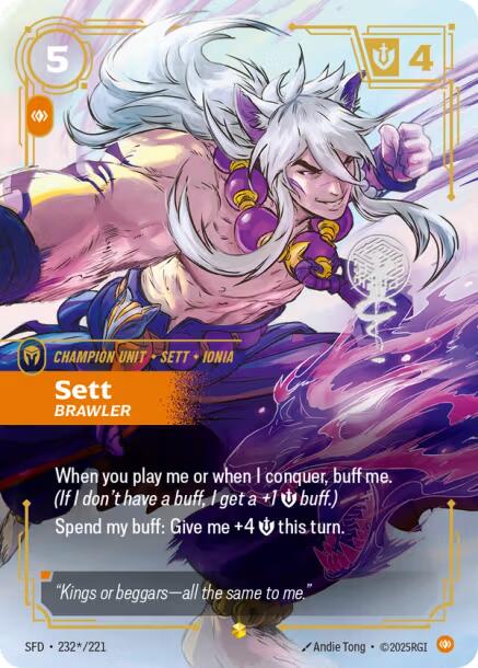 Sett - Brawler (Signature) [SFD - 232*/221]