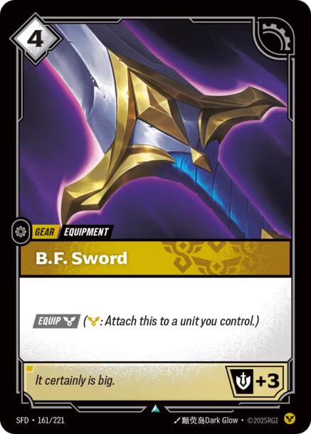 B.F. Sword [SFD - 161/221]