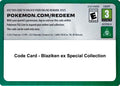 Code Card - Blaziken ex Special Collection [MCAP]