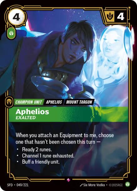 Aphelios - Exalted [SFD - 049/221]