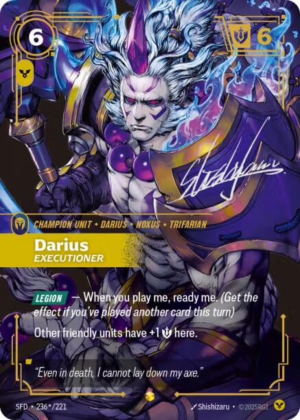 Darius - Executioner (Signature) [SFD - 236*/221]
