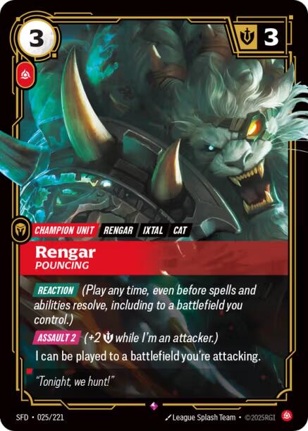 Rengar - Pouncing [SFD - 025/221]