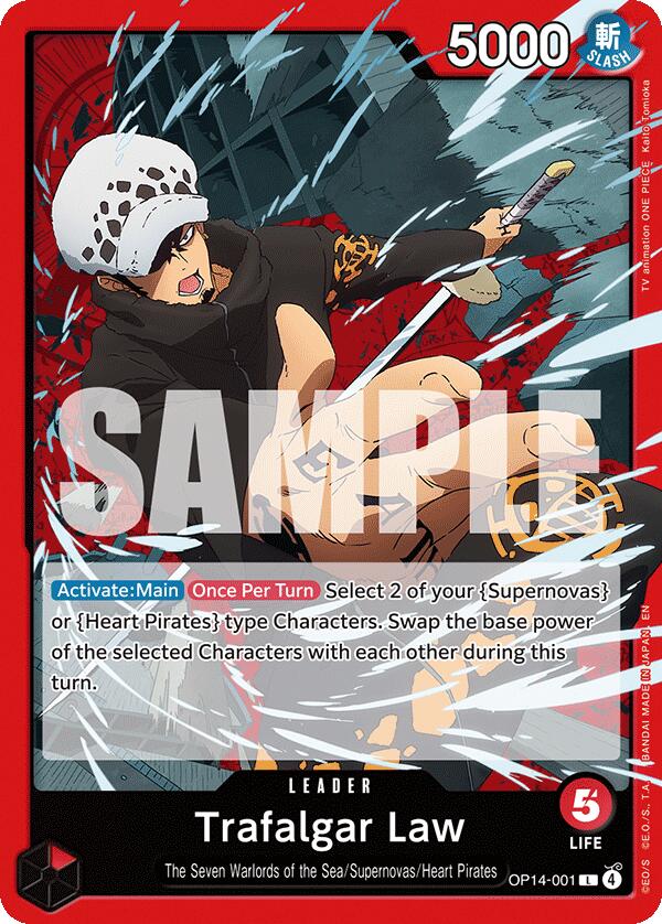 Trafalgar Law - OP14-001 [OP14 - OP14-001]
