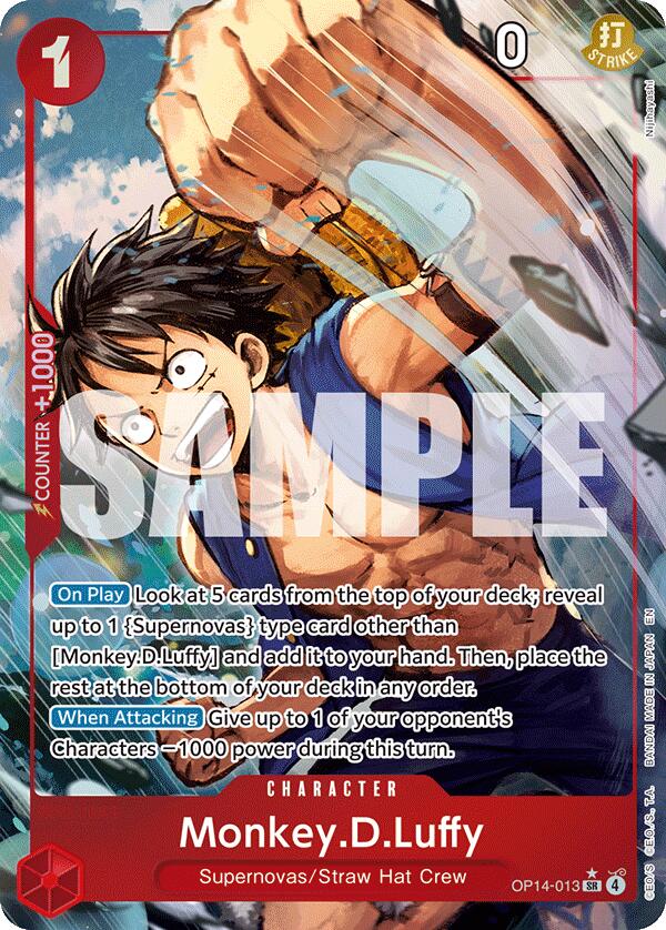 Monkey.D.Luffy - OP14-013 (Alternate Art) [OP14 - OP14-013]