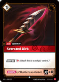 Serrated Dirk [SFD - 009/221]