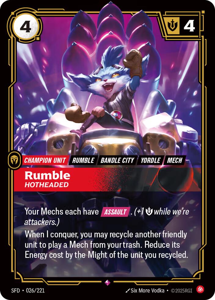 Rumble - Hotheaded [SFD - 026/221]