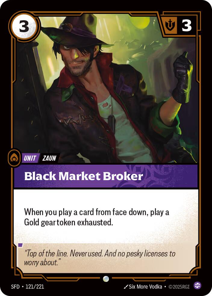Black Market Broker [SFD - 121/221]