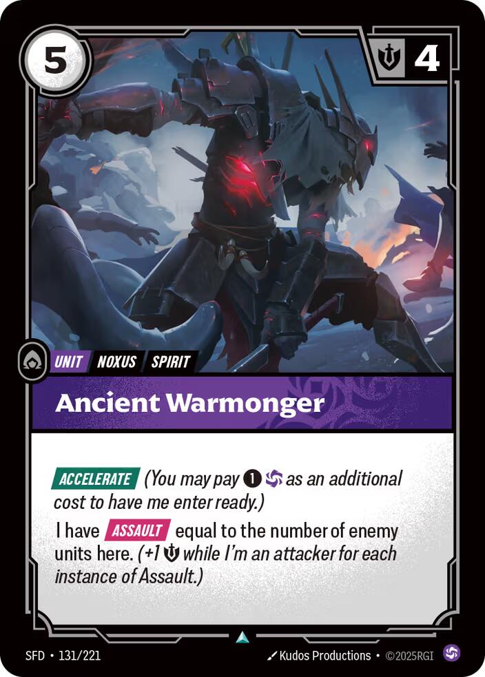 Ancient Warmonger [SFD - 131/221]