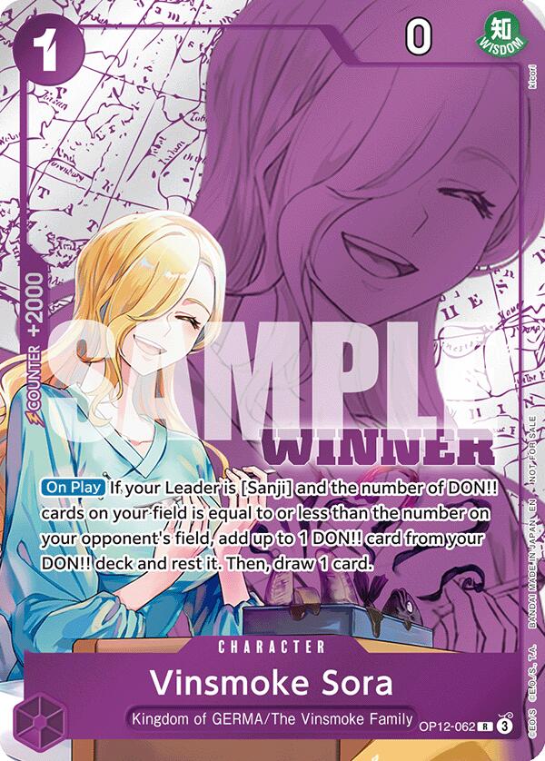Vinsmoke Sora (Winner Pack 2026 Vol. 1) [OP-PR - OP12-062]
