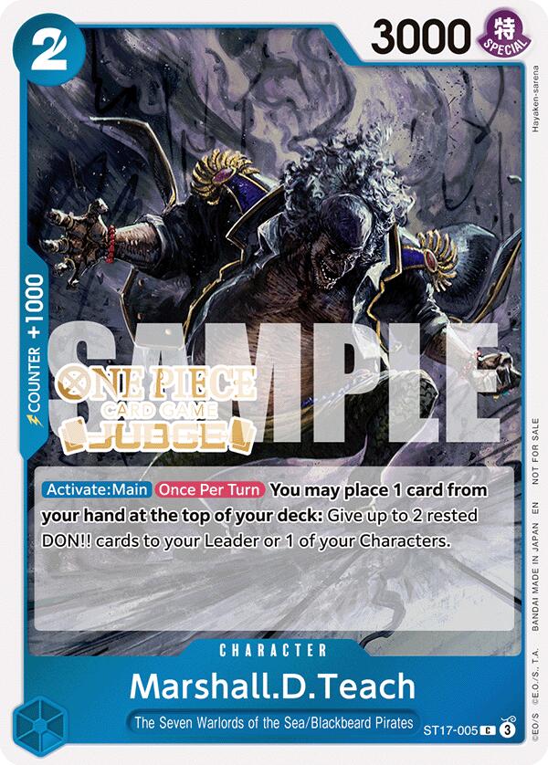 Marshall.D.Teach (Judge Pack Vol. 7) [OP-PR - ST17-005]