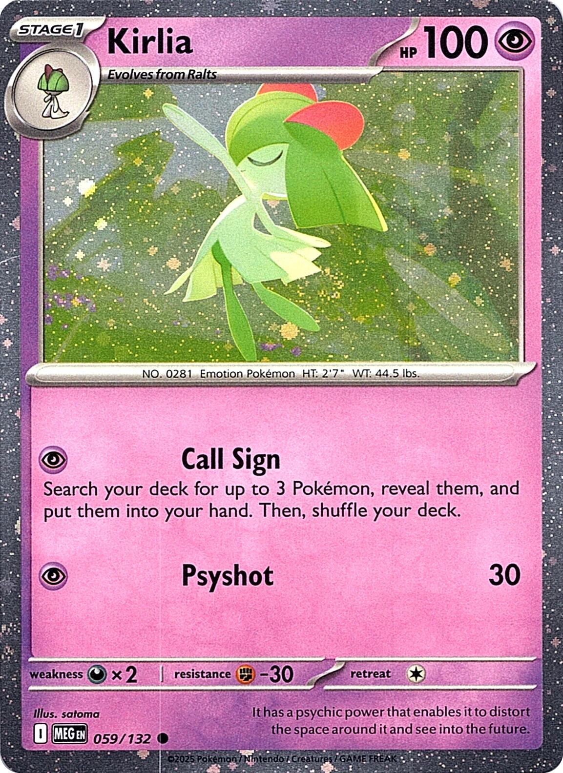 Kirlia (Cosmos Holo) [MCAP - 059/132]