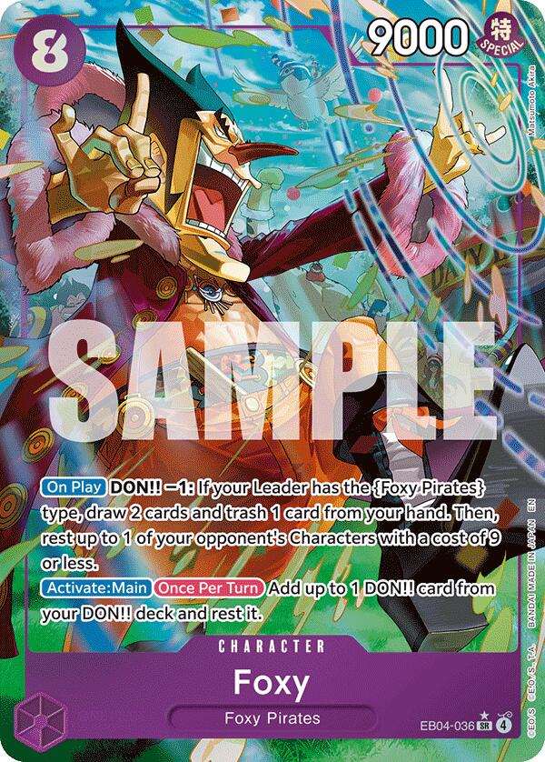 Foxy (Alternate Art) [OP14 - EB04-036]