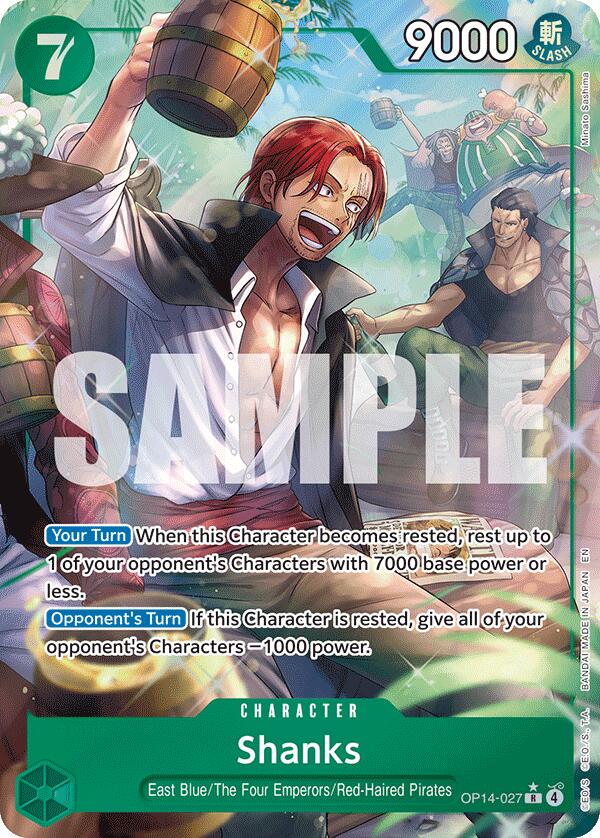 Shanks (Alternate Art) [OP14 - OP14-027]