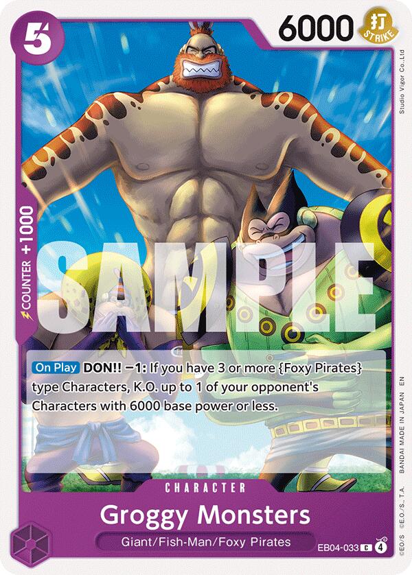 Groggy Monsters [OP14 - EB04-033]