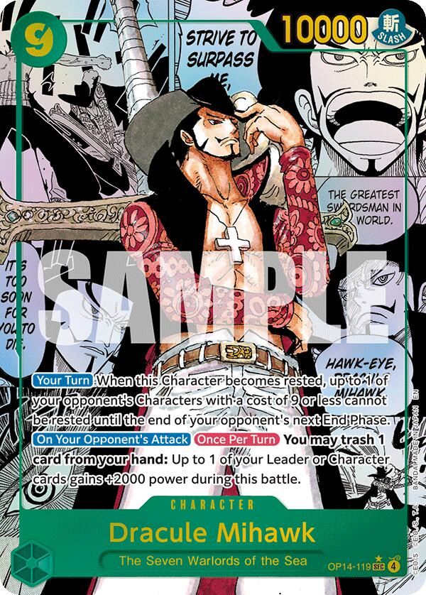 Dracule Mihawk (Manga) [OP14 - OP14-119]
