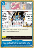 Please Take Me with You!! I Can Be of Great Help to You!! [OP14 RE - OP14-059]