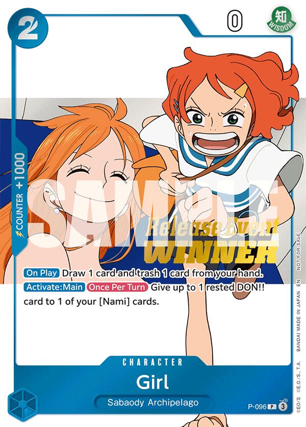 Girl (OP14 Release Event Winner) [OP-PR - P-096]