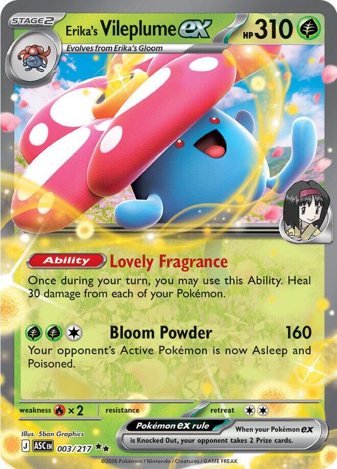 Erika's Vileplume ex [ASC - 003/217]