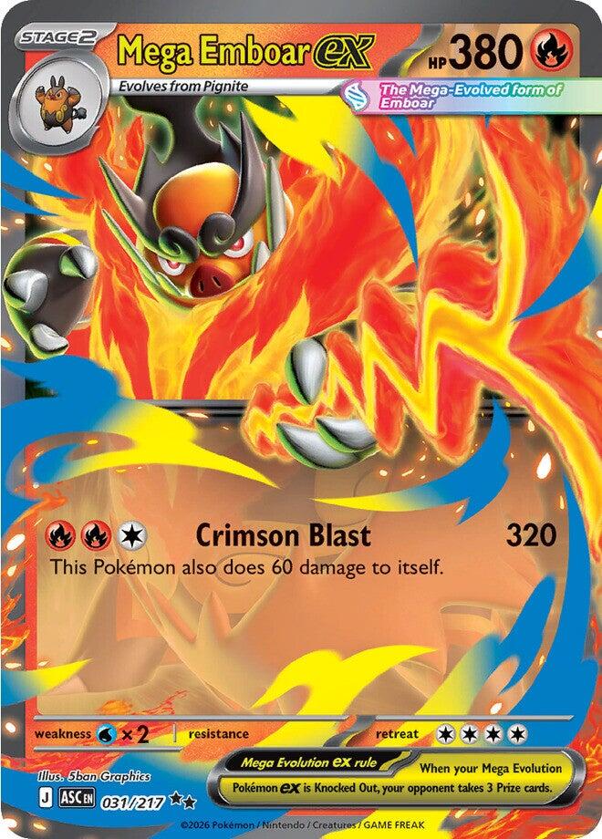 Mega Emboar ex - 031/217 [ASC - 031/217]