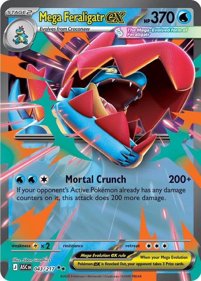 Mega Feraligatr ex - 043/217 [ASC - 043/217]