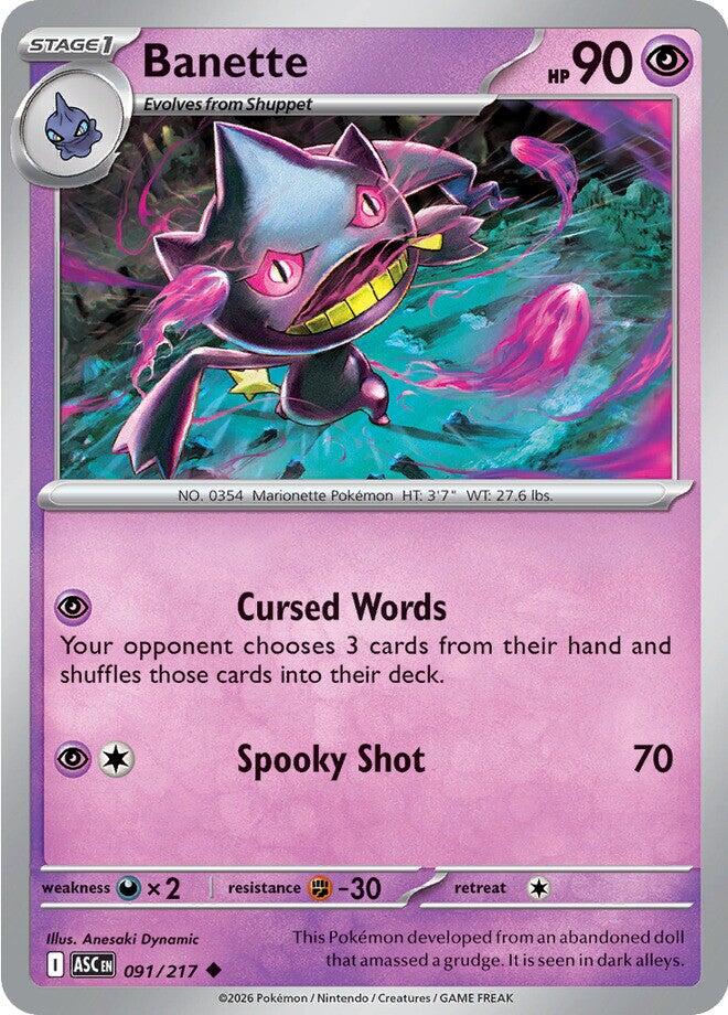 Banette - 091/217 [ASC - 091/217]