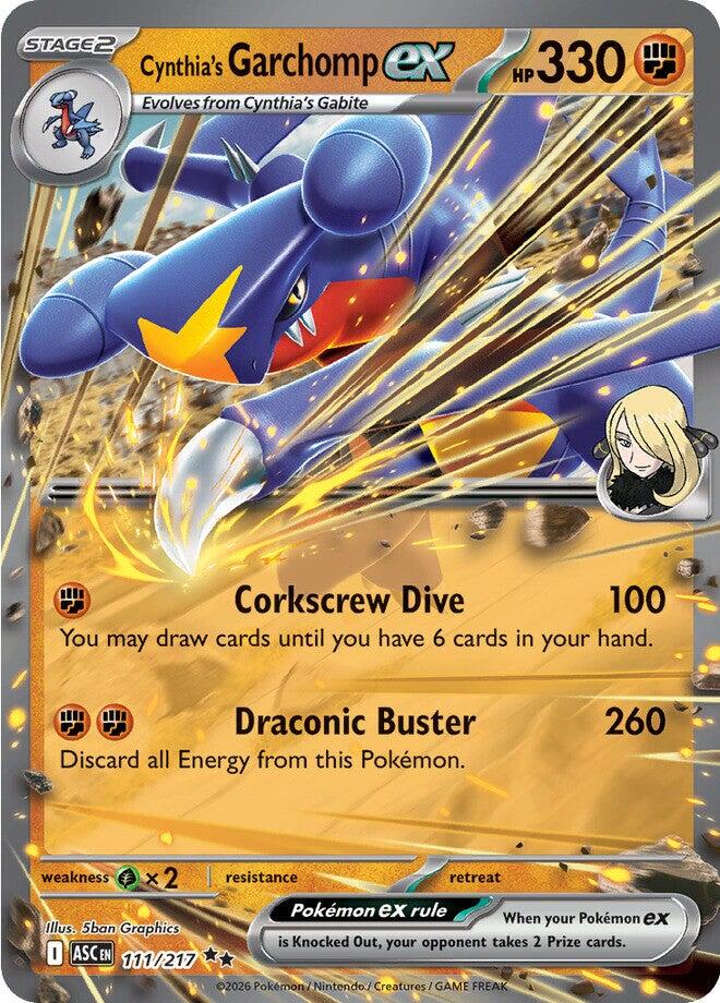 Cynthia's Garchomp ex [ASC - 111/217]