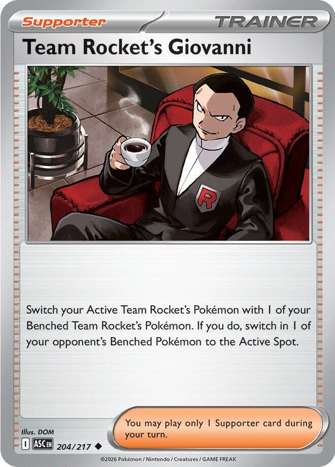 Team Rocket's Giovanni [ASC - 204/217]