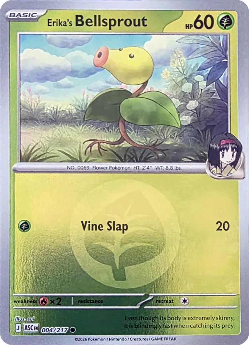 Erika's Bellsprout (Energy Symbol Pattern) [ASC - 004/217]