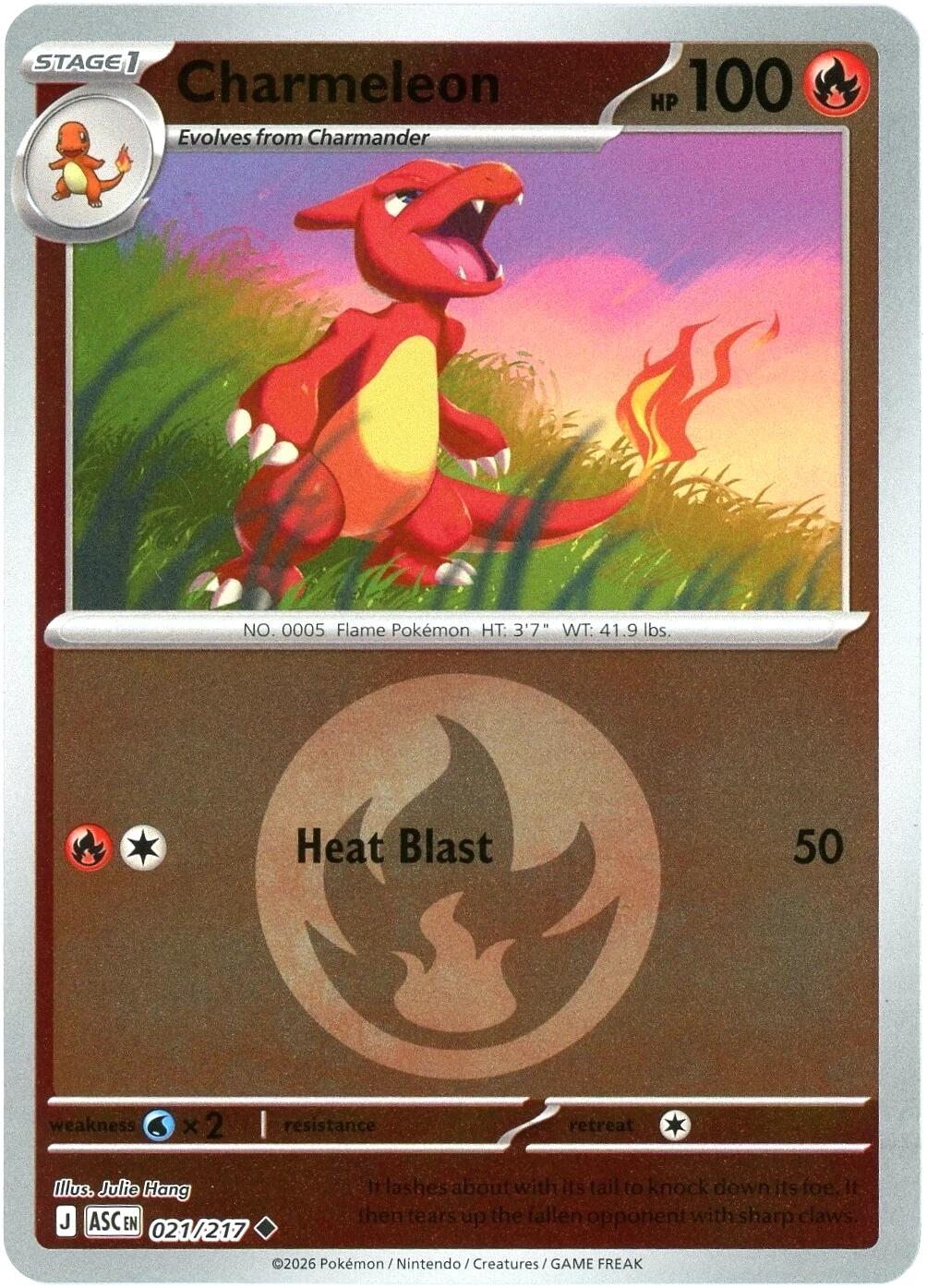 Charmeleon (Energy Symbol Pattern) [ASC - 021/217]