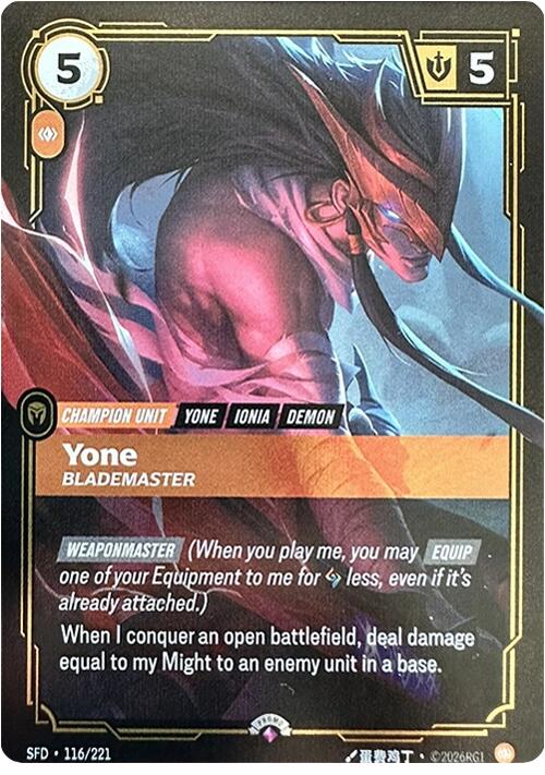 Yone - Blademaster [OPP - 116/221]