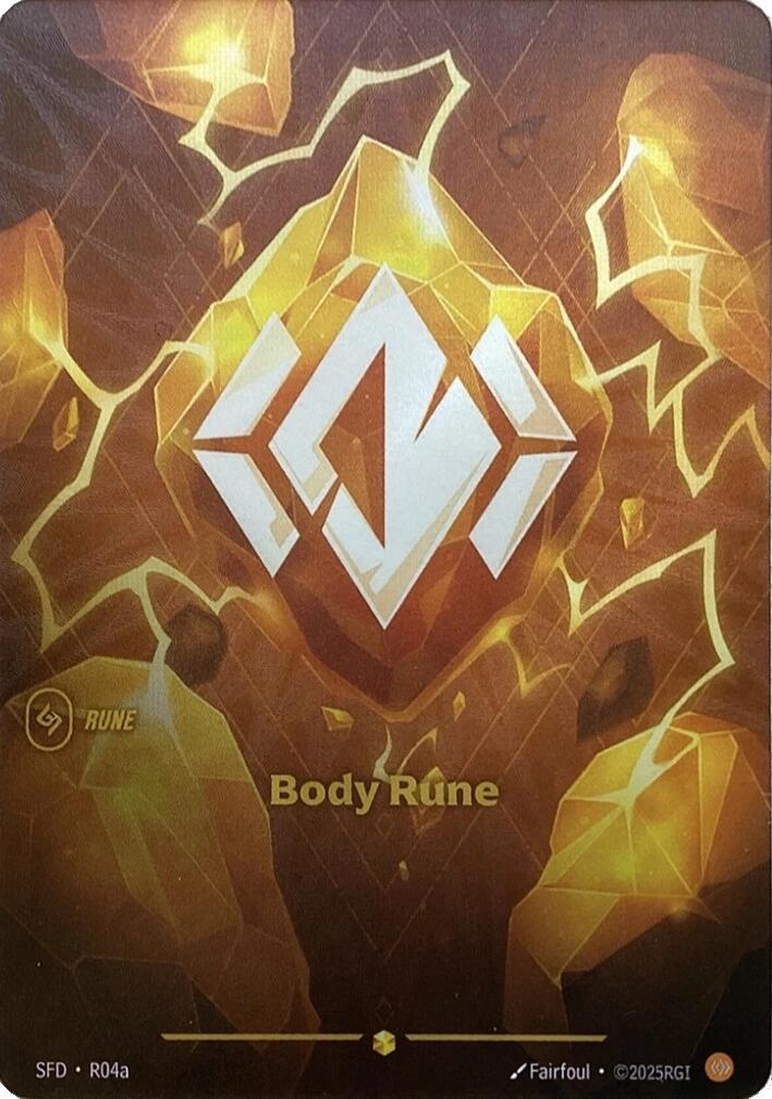 Body Rune (Alternate Art) [SFD - R04a]