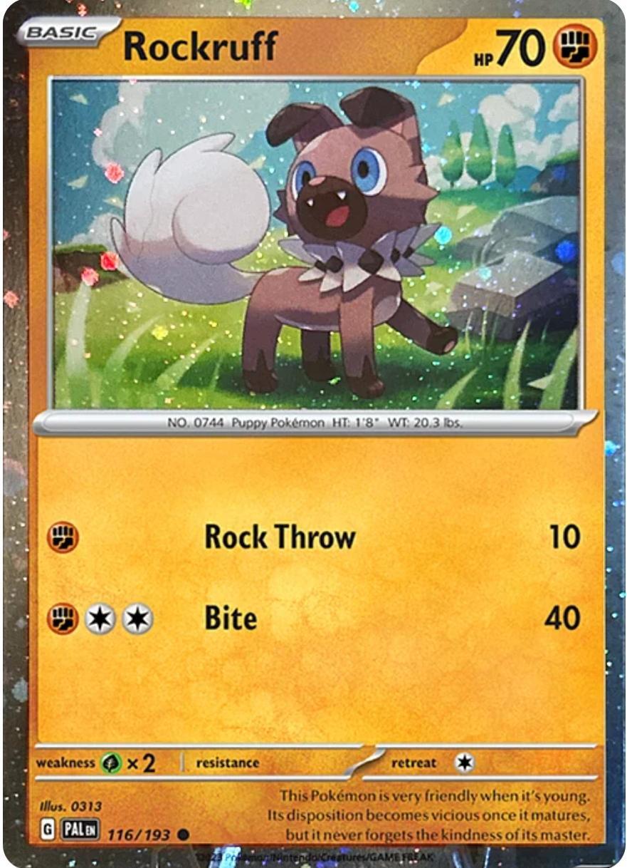 Rockruff - 116/193 (Cosmos Holo) [SVP - 116/193]