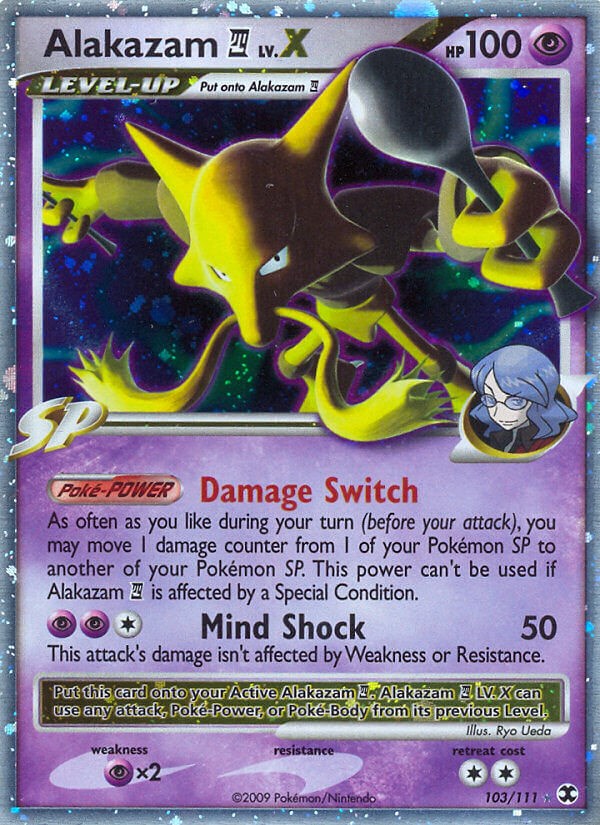 Alakazam E4 Lv.X [RR - 103/111]