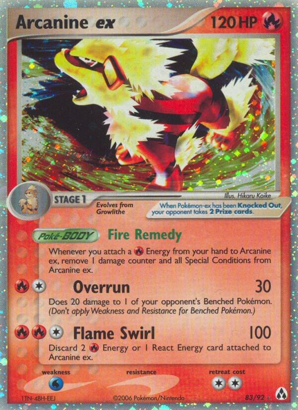 Arcanine ex [LM - 83/92]