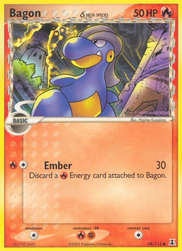 Bagon - 058/113 (Delta Species) [DS - 58/113]