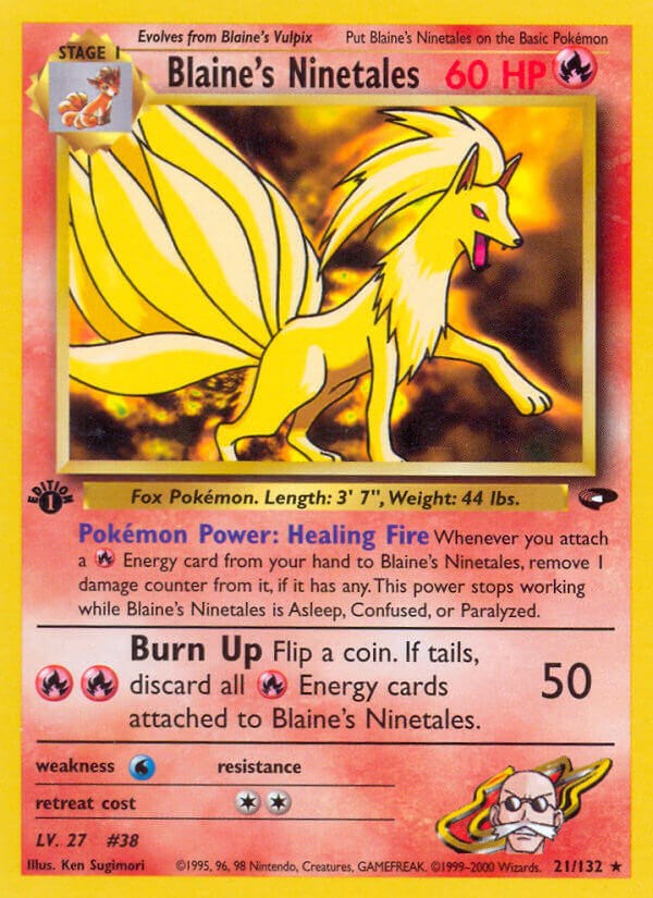 Blaine's Ninetales [G2 - 021/132]