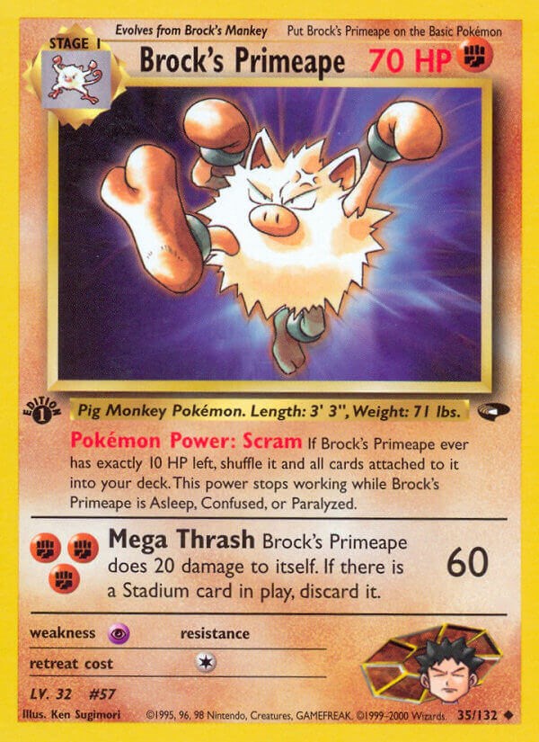 Brock's Primeape [G2 - 035/132]